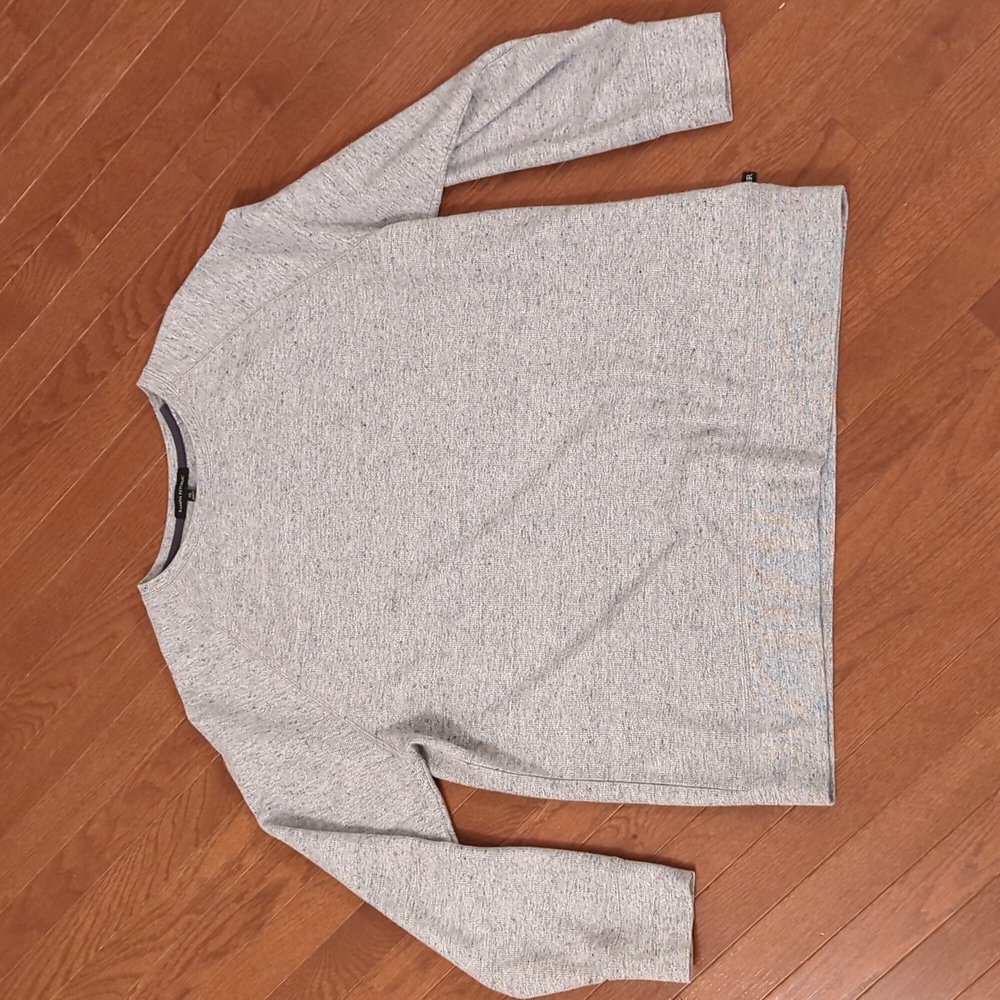 Banana Republic - Long Sleeve Crewneck Sweatshirt - Gray - Men's XXL